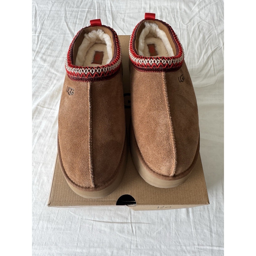 New UGG Tazz II Slipper Chestnut (1174471-CHE) Size 11 Brown Authentic NIB - Picture 5 of 10